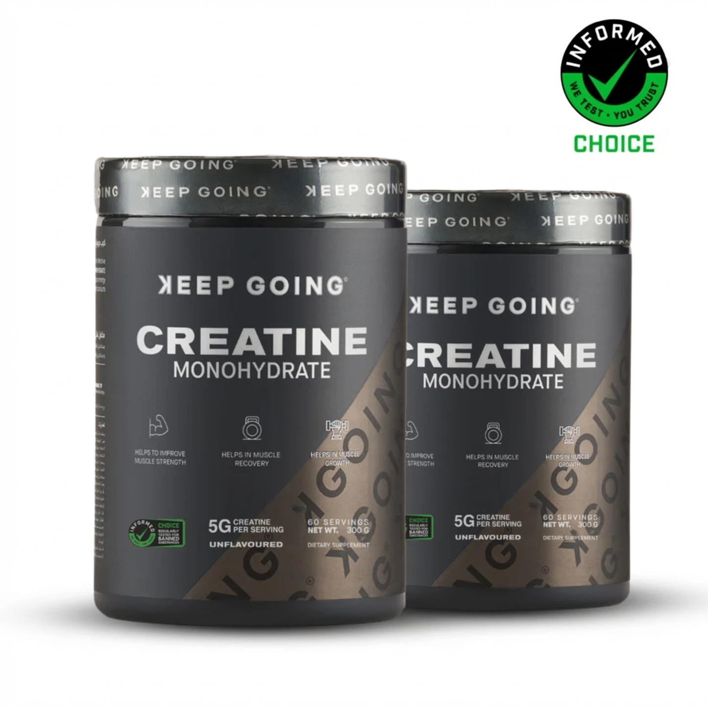 Keep Going Micronized Creatine Monohydrate x2