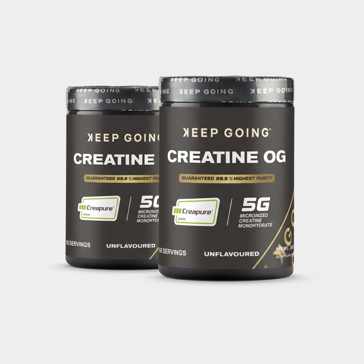 Keep Going Creatine OG (German-Made Creapure®— 99.9% Purity) x2