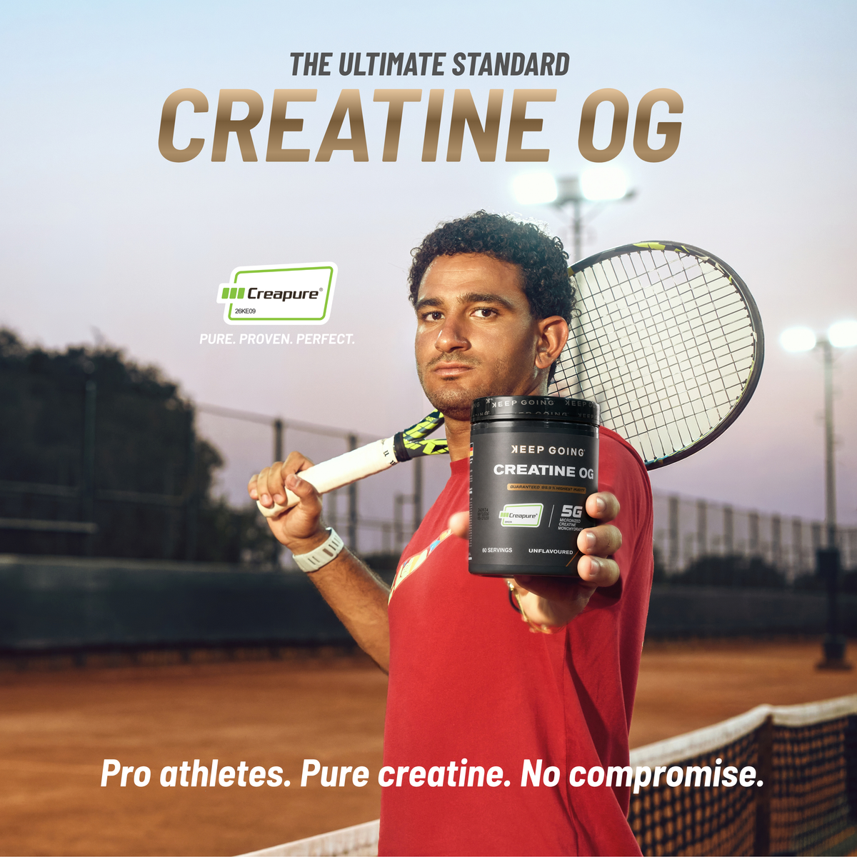 Keep Going Creatine OG (German-Made Creapure — 99.9% Purity)