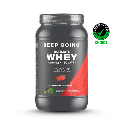 Ultimate Whey Complex Isolate+ Strawberry Chunks