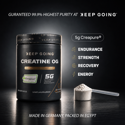 كيب جوينج كرياتين أو جي %100 كرياتين مونوهيدرات ميكرونيزد Creapure®