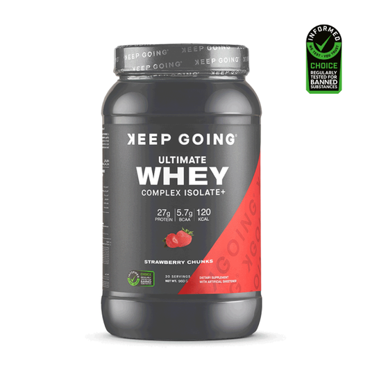 Ultimate Whey Complex Isolate+ Strawberry Chunks