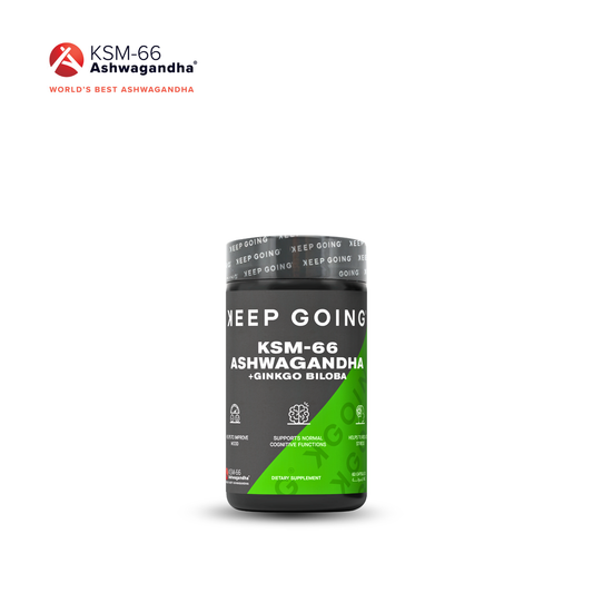 KSM-66 أشواغاندا + جينكو بيلوبا