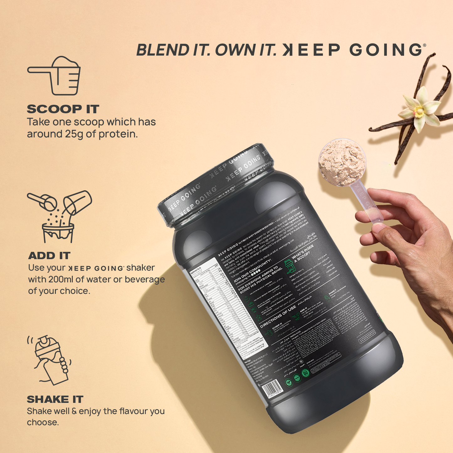 Ultimate Whey Digestive Enzymes+ French Vanilla