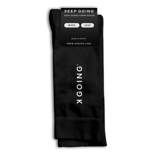 KEEP GOERS Men's Crew Socks