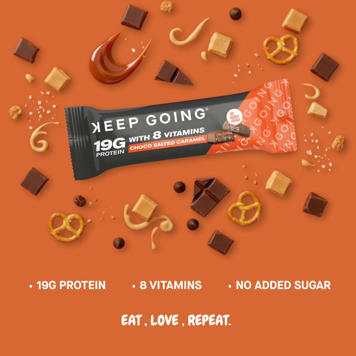 Protein & Vitamin Bar Choco Salted Caramel