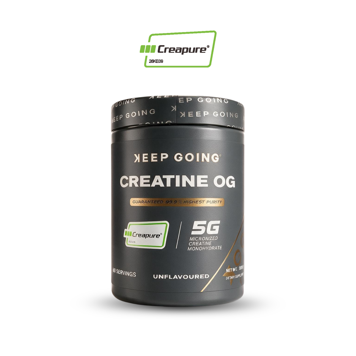 كيب جوينج كرياتين أو جي %100 كرياتين مونوهيدرات ميكرونيزد Creapure®