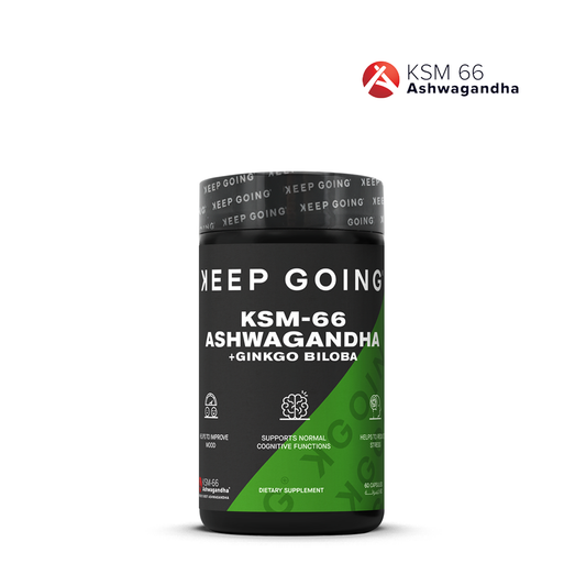 KSM-66 Ashwagandha + Ginkgo Biloba