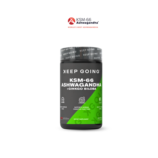 KSM-66 Ashwagandha + Ginkgo Biloba