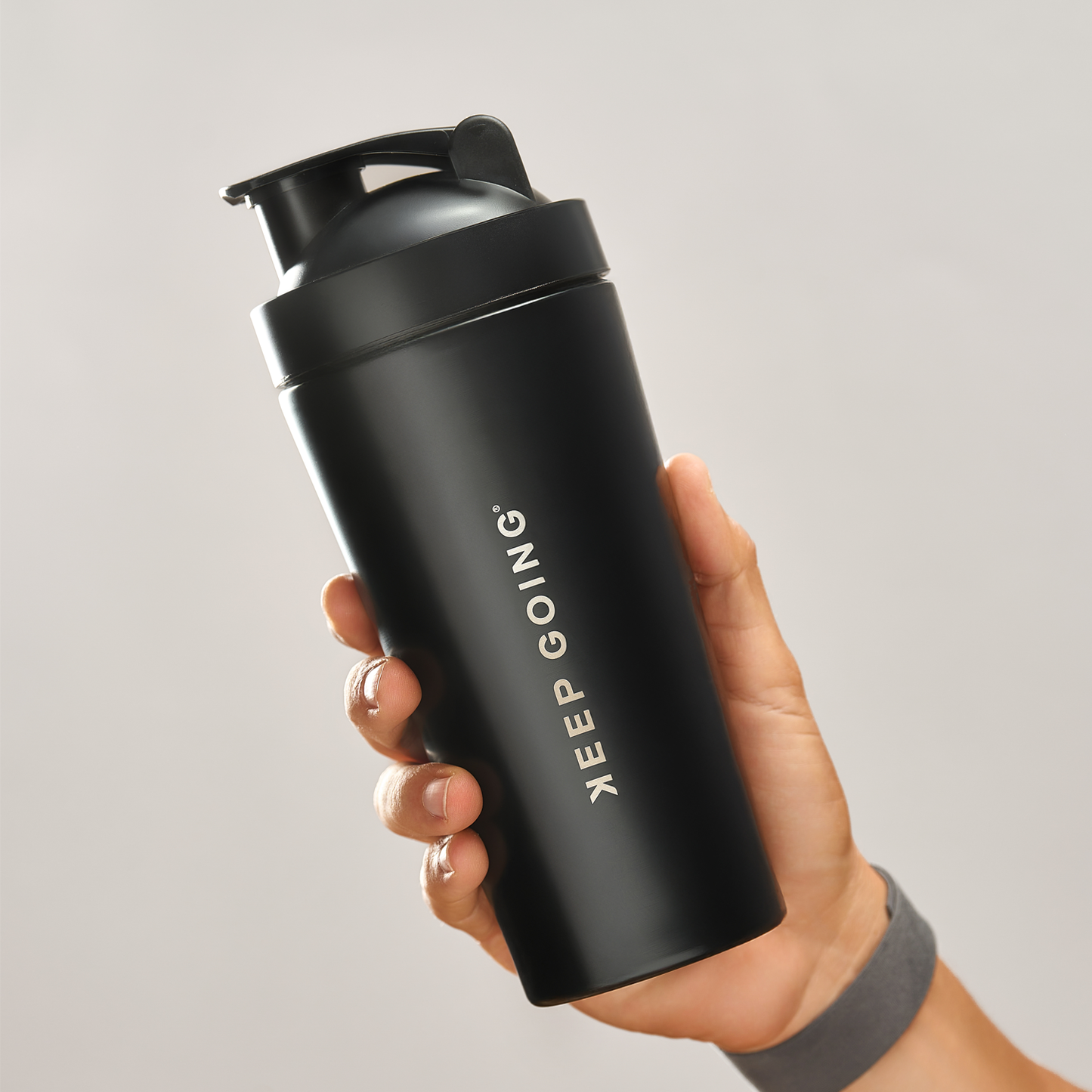 KEEP GOERS Stainless Steel Premium Shaker