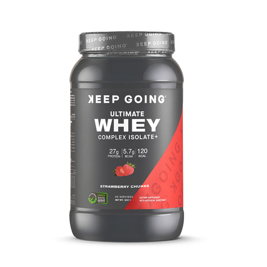 Ultimate Whey Complex Isolate+ Strawberry Chunks