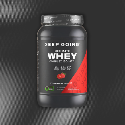 Ultimate Whey Complex Isolate+ Strawberry Chunks