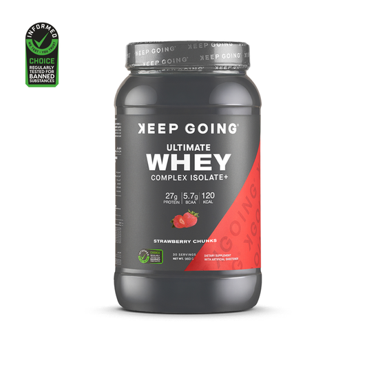 Ultimate Whey Complex Isolate+ Strawberry Chunks