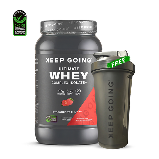 Ultimate Whey Complex Isolate+ Strawberry Chunks
